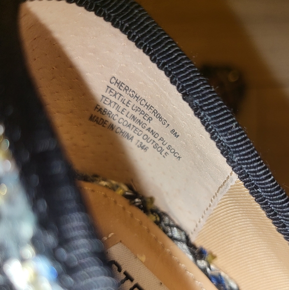 Like New, Steve Madden Cherish Block Heel Ballet Flats Shoe, Size 8 - Picture 4 of 7